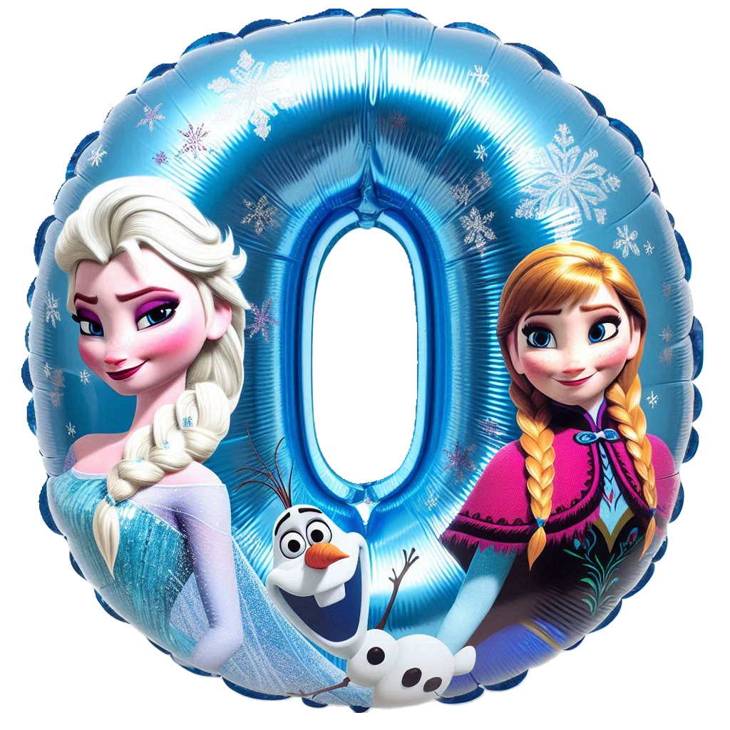 #232 - Frozen Balloon Shapes - DTF Transfer