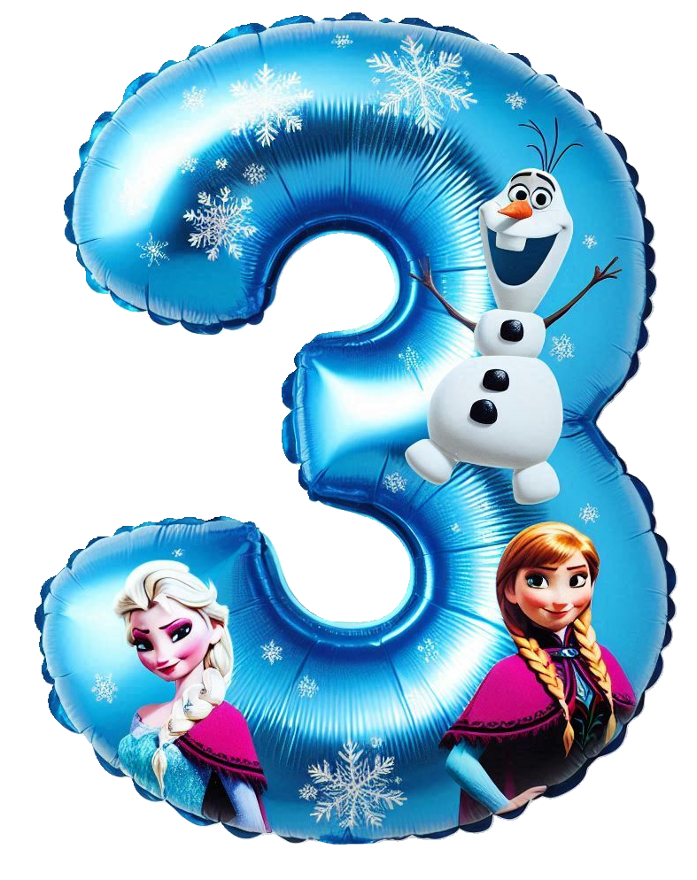 #232 - Frozen Balloon Shapes - DTF Transfer
