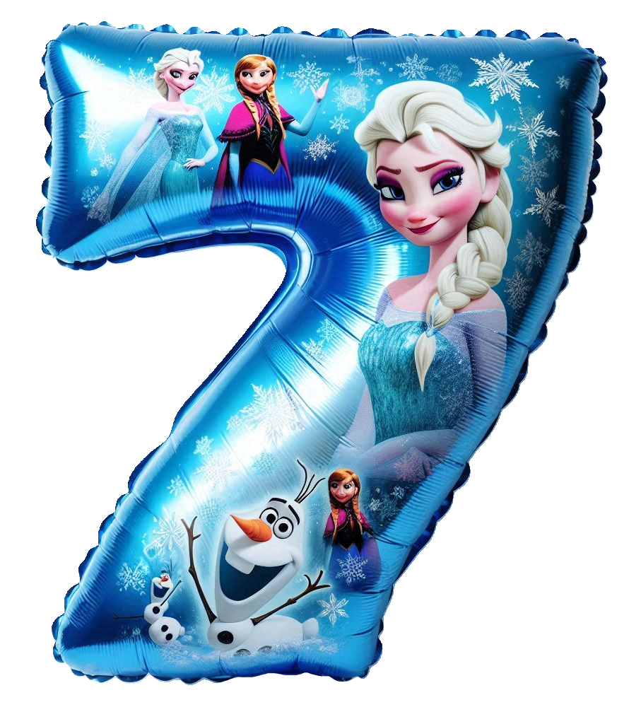 #232 - Frozen Balloon Shapes - DTF Transfer