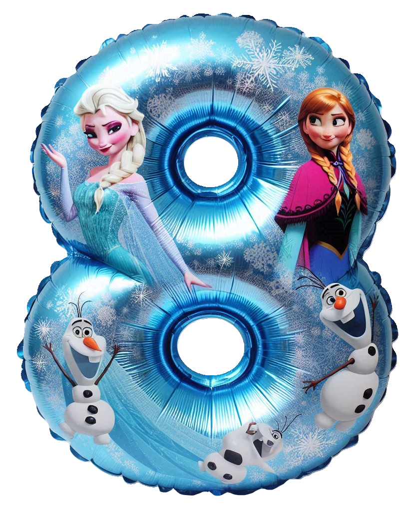 #232 - Frozen Balloon Shapes - DTF Transfer