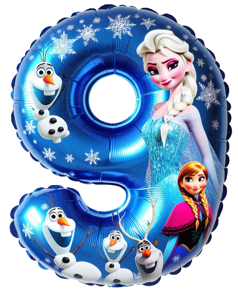 #232 - Frozen Balloon Shapes - DTF Transfer
