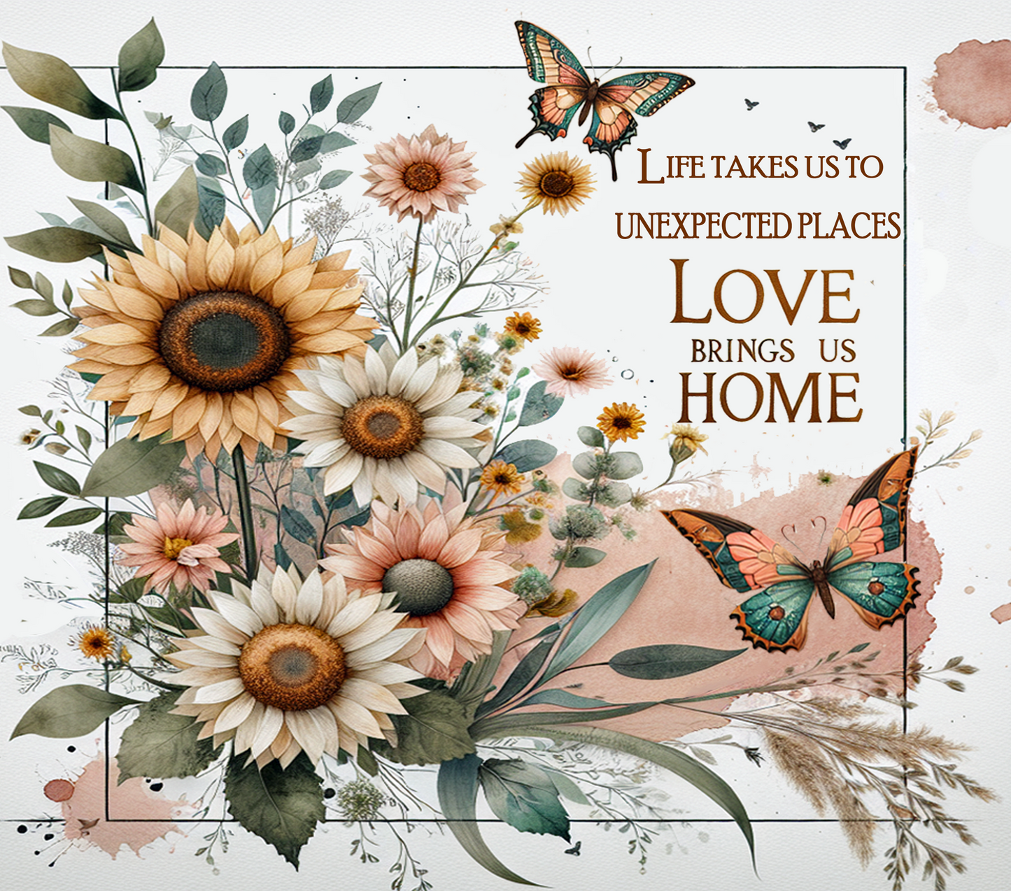 #58 - Love Brings Us Home - Tumbler Wrap