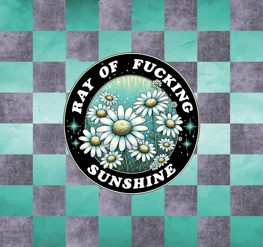 #66 - Ray Of F'N Sunshine - Tumbler Wrap