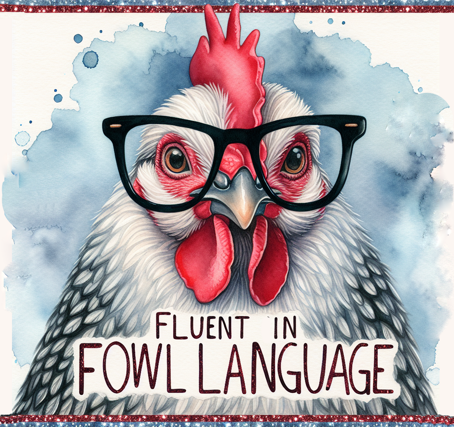 #84 - Fluent In Fowl Language - Tumbler Wrap