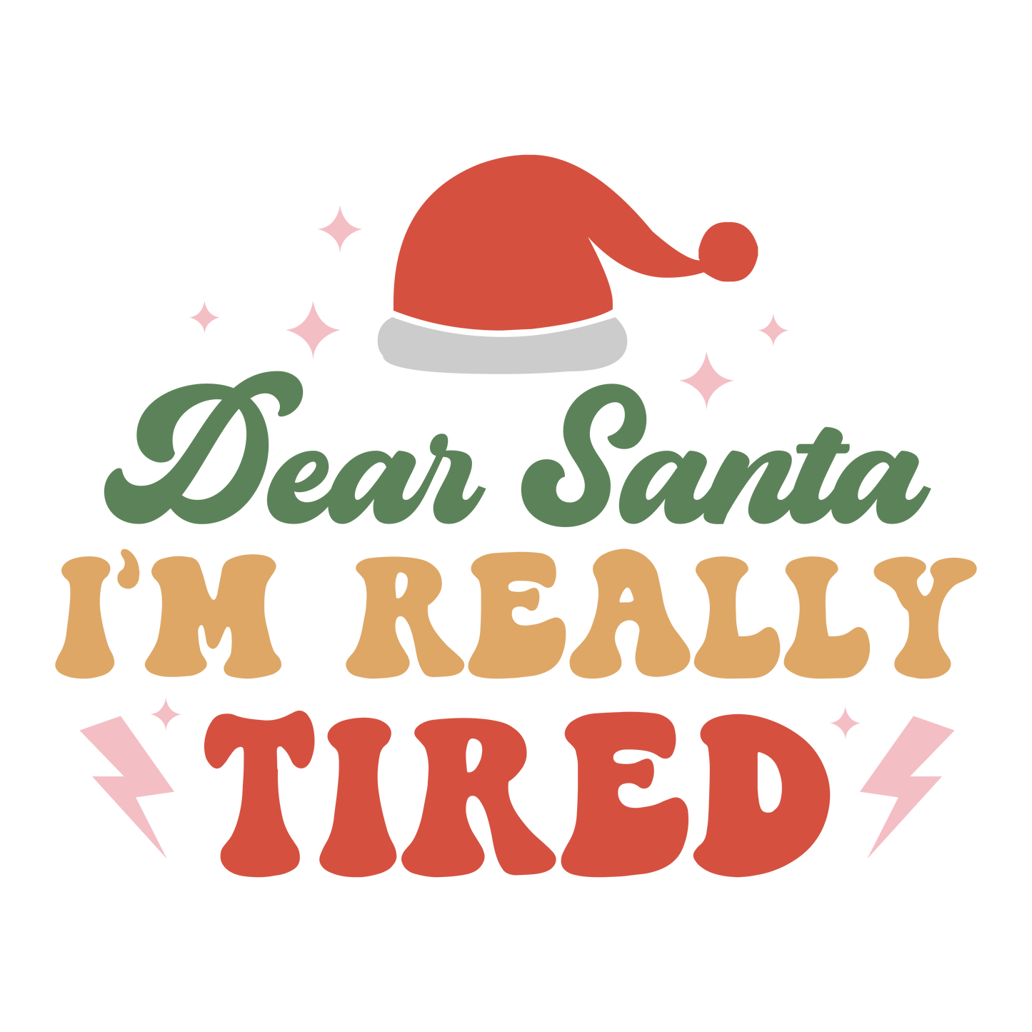 #211 - Dear Santa - DTF Transfer