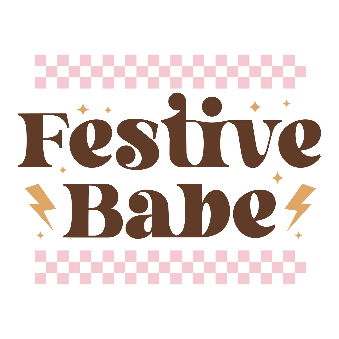 #212 - Festive Babe - DTF Transfer