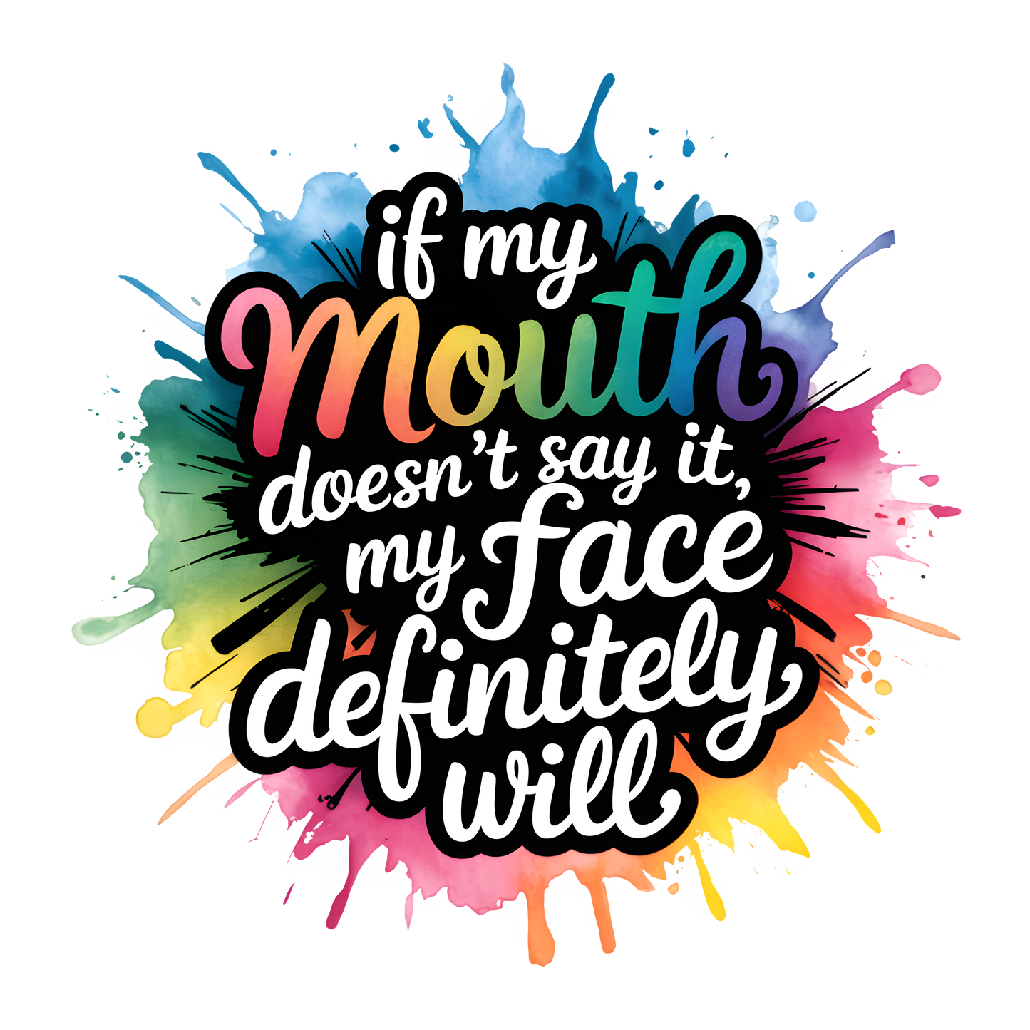 #2 - If my mouth doesn't say it