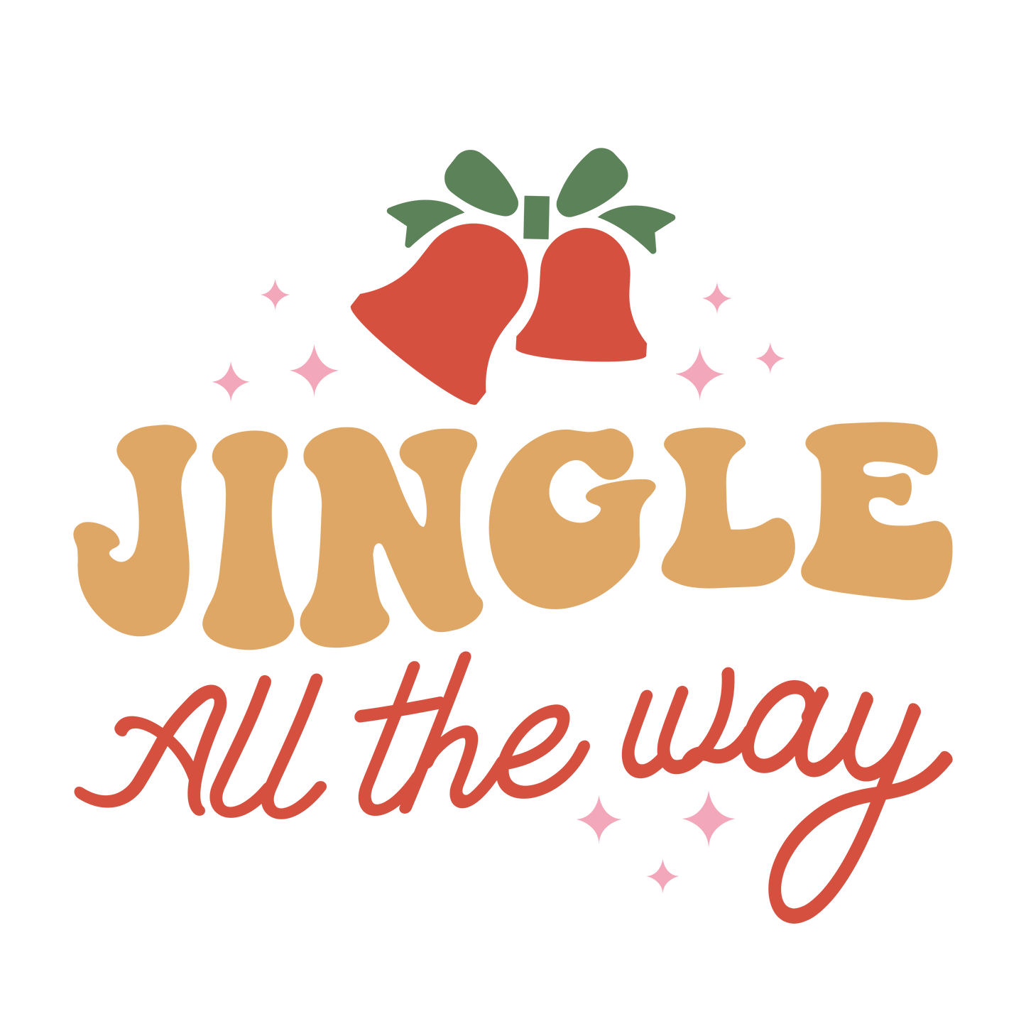 #214 - Jingle All The Way - DTF Transfer