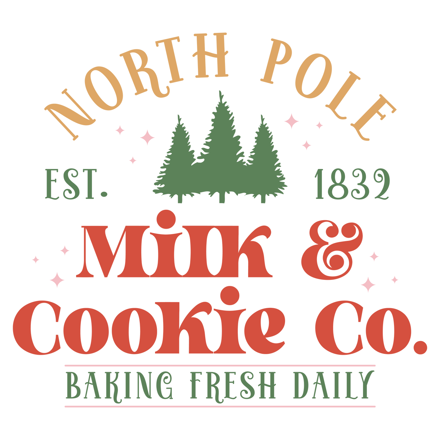 #216 - Milk & Cookie Co. - DTF Transfer