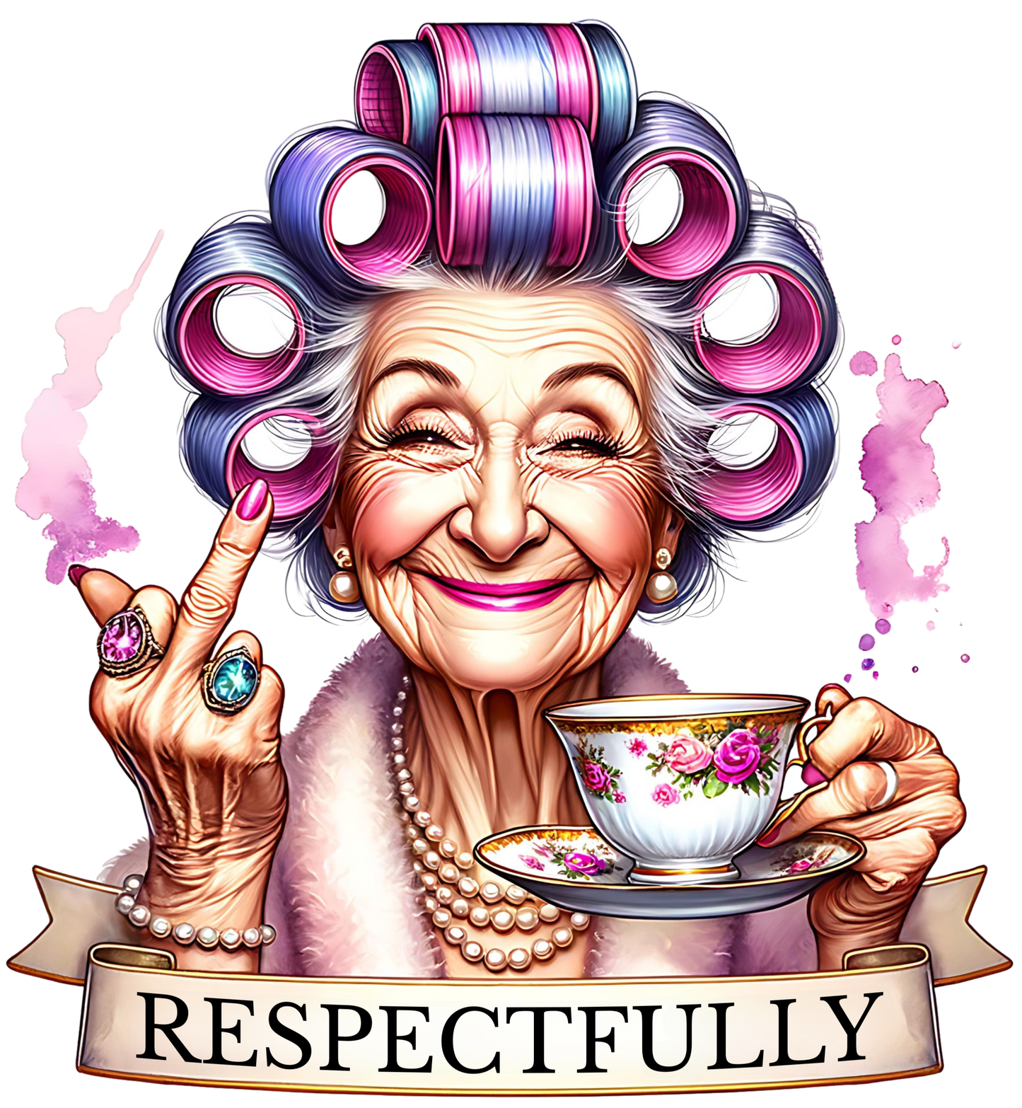 #199 - Respectfully - DTF Transfer