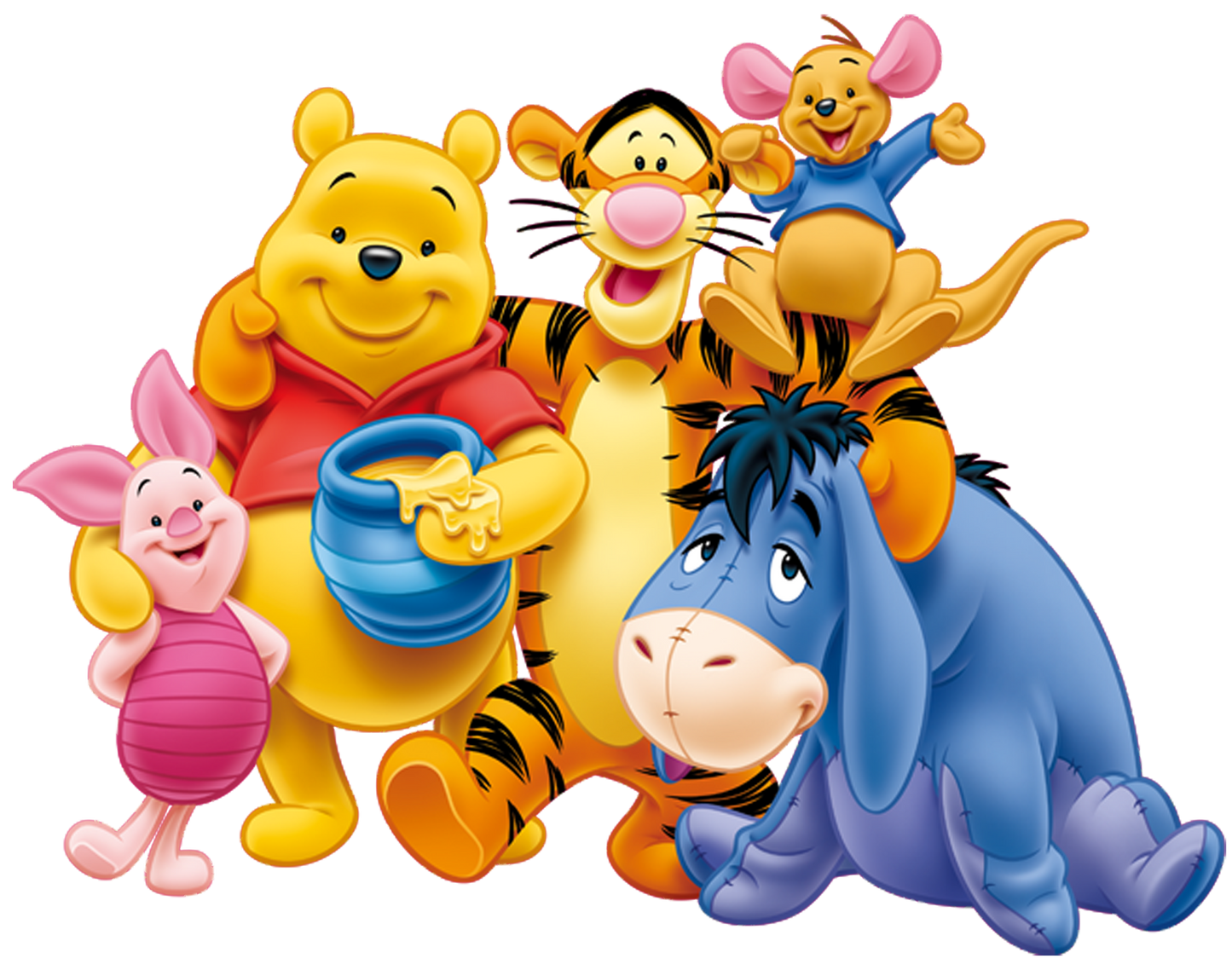 #143 - Winnie The Pooh Characters - DTF Transfer