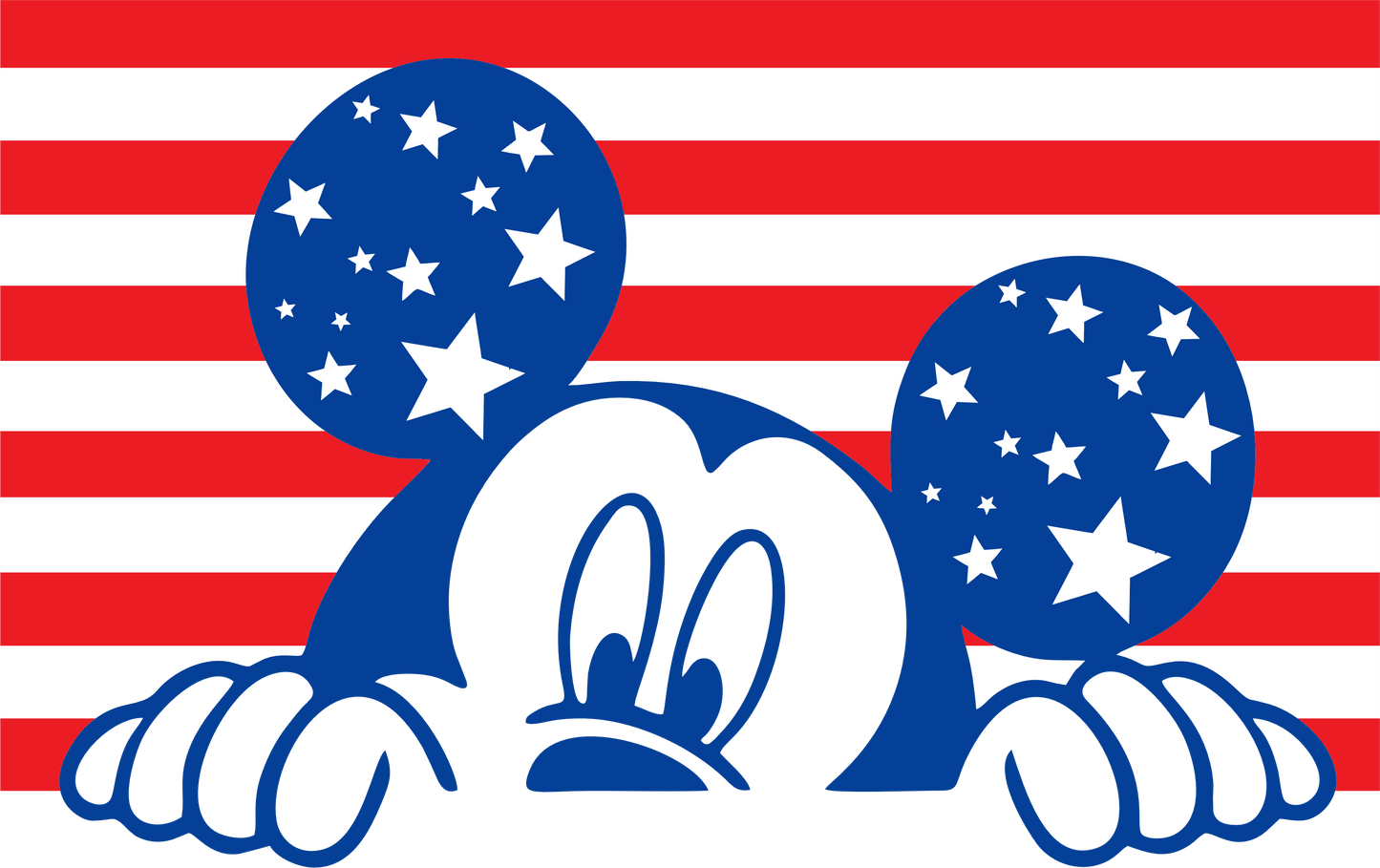 #195 - July 4th Mickey - DTF Transfer