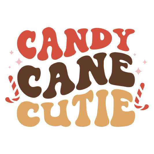 #208 - Candy Cane Cutie - DTF Transfer