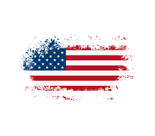 #142 - American Flag - Transfer