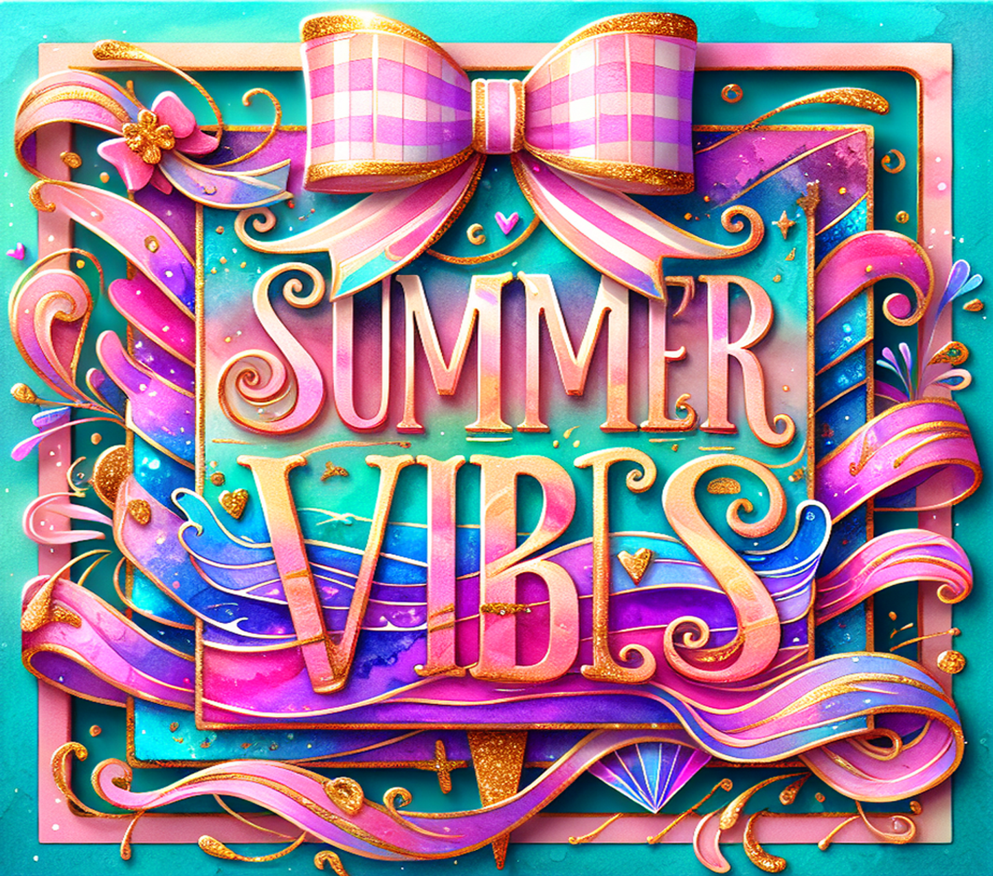 #303 - Summer Vibes - Tumbler Wraps