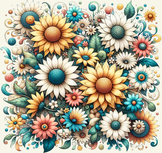 #223 - Flowers - Tumbler Wrap