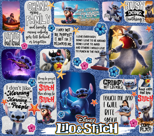 #203 - Lilo & Stitch - Tumbler Wrap
