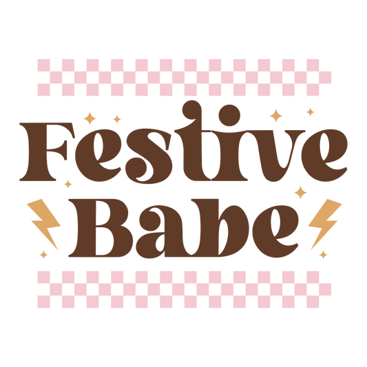 #212 - Festive Babe - DTF Transfer