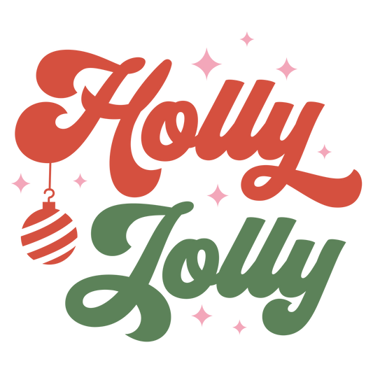 #213 - Holly Jolly - DTF Transfer