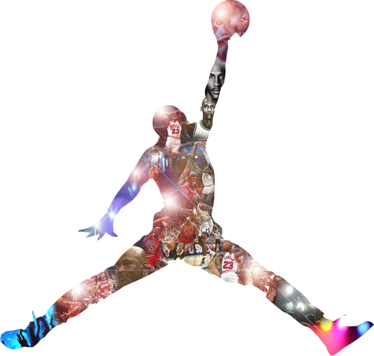 #110 - Colorful Jumpman - DTF Transfer