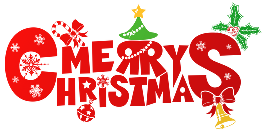 #126 - Merry Christmas - DTF Transfer