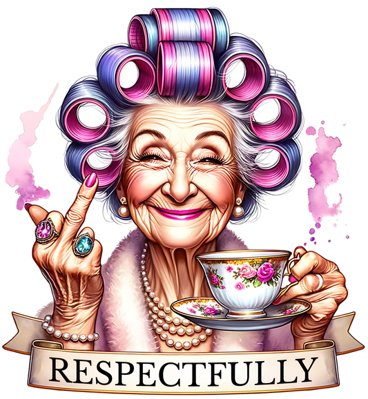 #199 - Respectfully - DTF Transfer