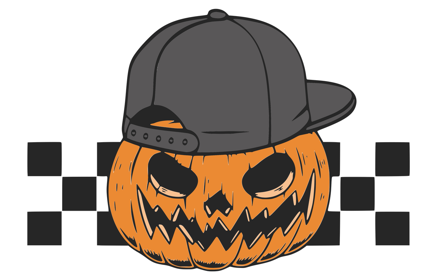 #190 - Cool Pumpkin - DTF Transfer