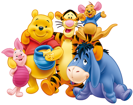 #143 - Winnie The Pooh Characters - DTF Transfer