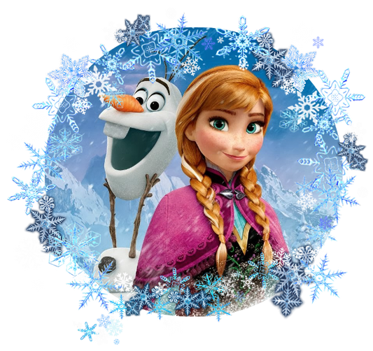 #165 - Anna & Elsa - DTF Transfer