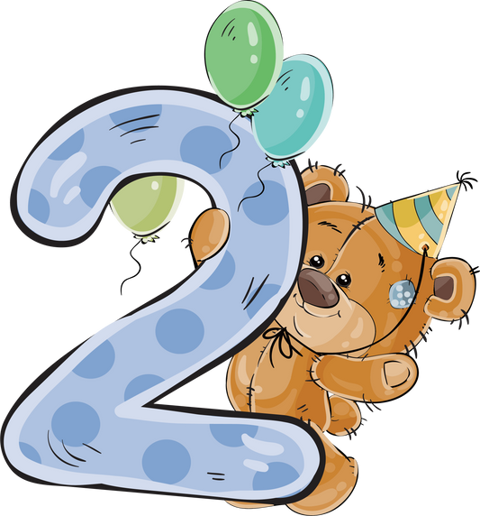 #146 - 2nd Birthday - DTF Transfer