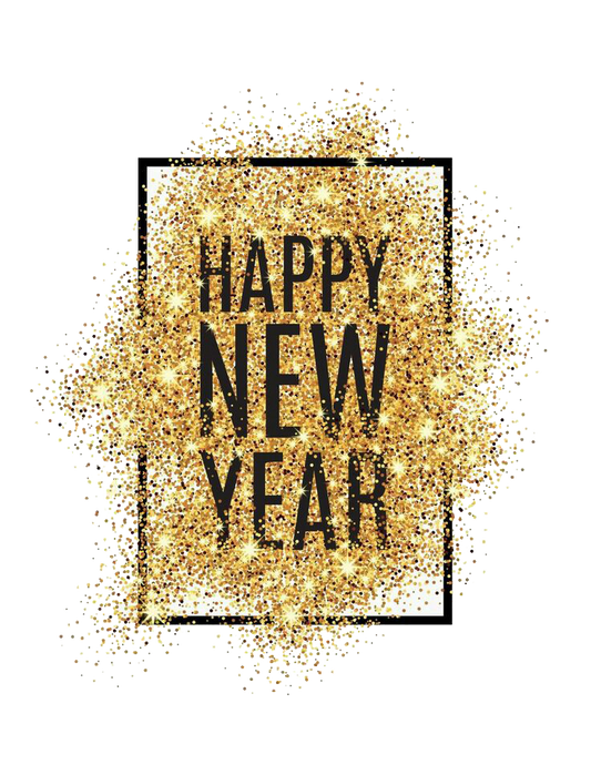 #158 - Happy New Year - DTF Transfer
