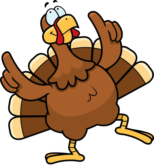 #141 - Thanksgiving Turkey - DTF Transfer